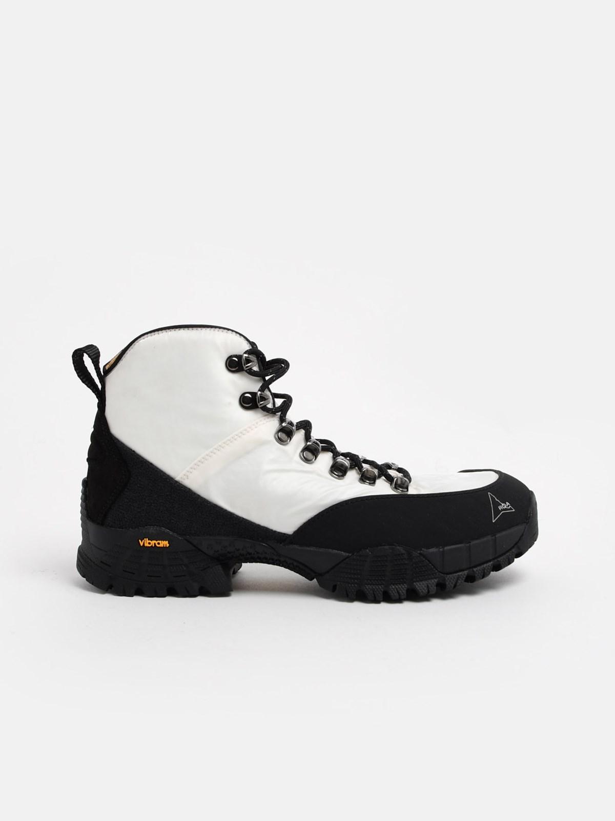 ROA HIKING Black And White Andreas Ankle Boots for Men | Lyst
