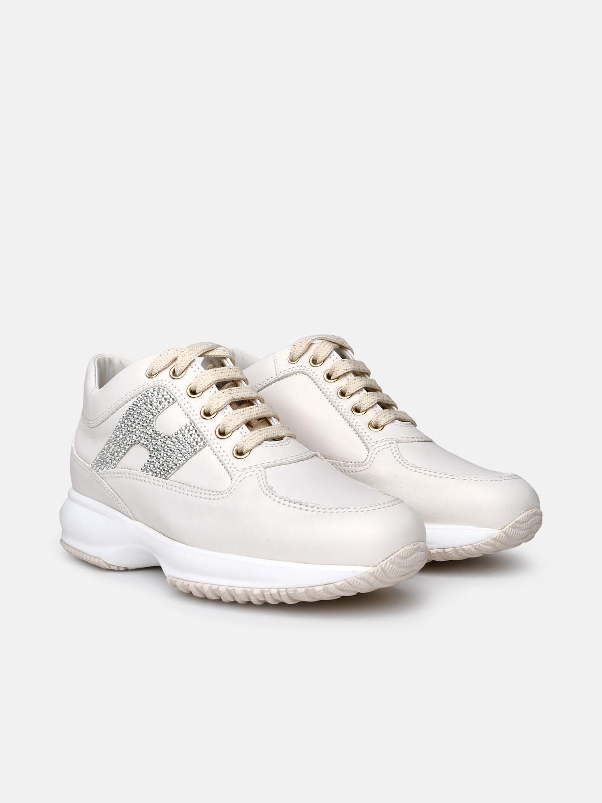 Hogan Leather Sneakers White | Lyst