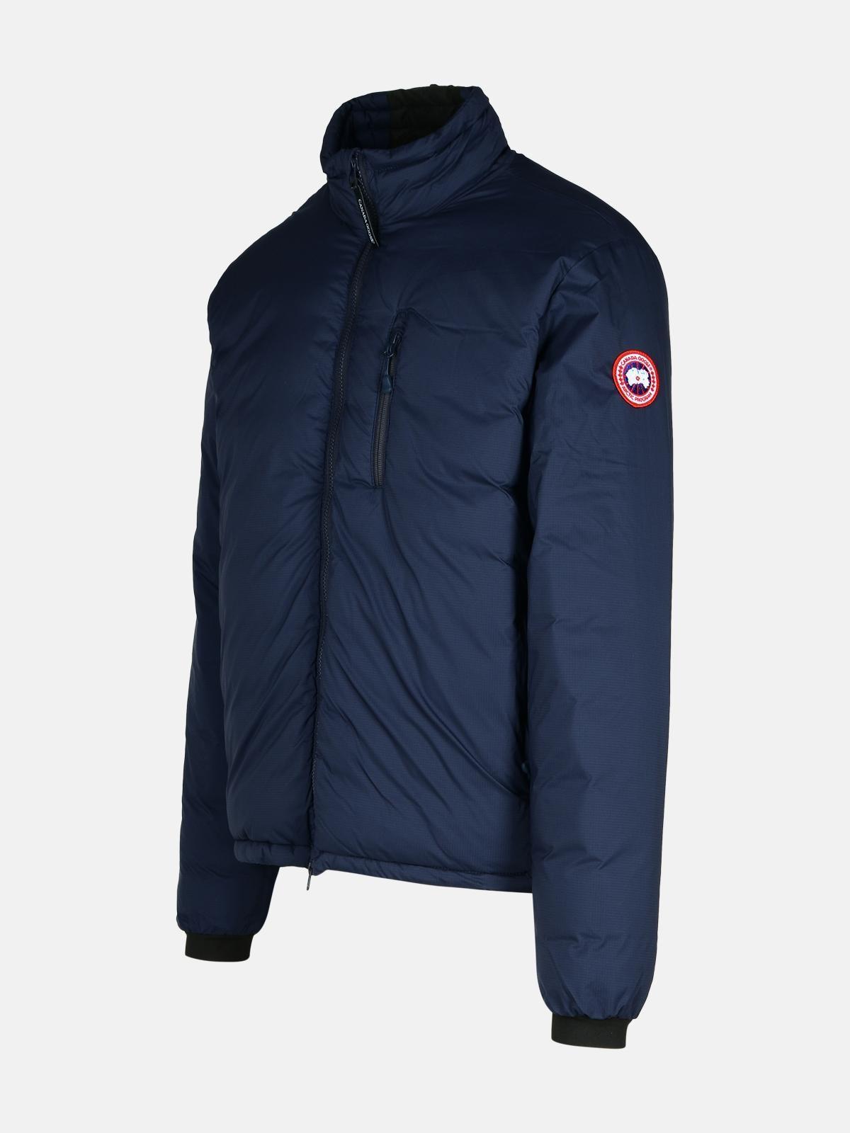 Canada Goose lodge Nylon Down Jacket in Blue for Men Lyst