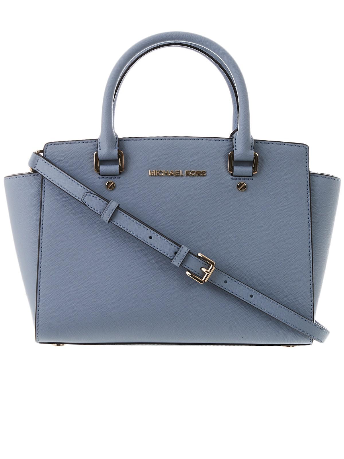 michael kors light blue bag