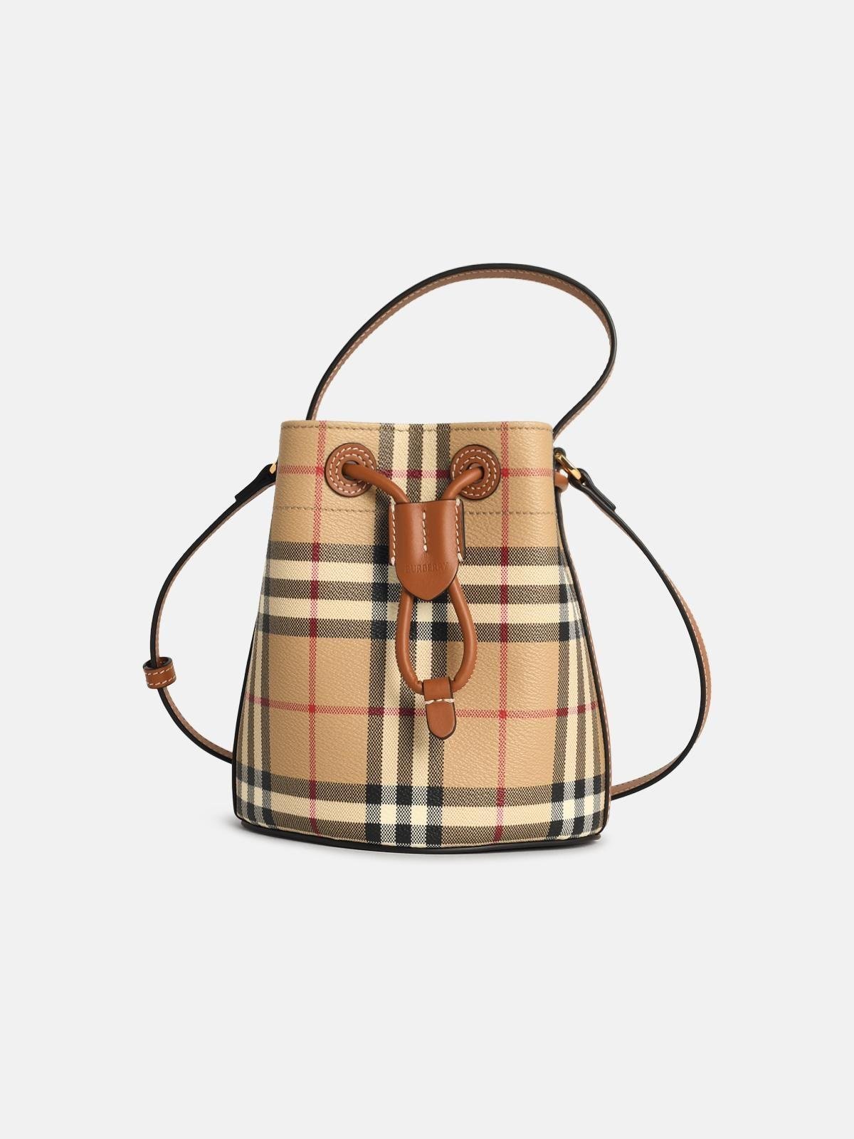 ショルダーバッグ・ポシェット Burberry Embroidered Canvas Bucket Bag Burberry Bucket bags and bucket purses for Women | Online