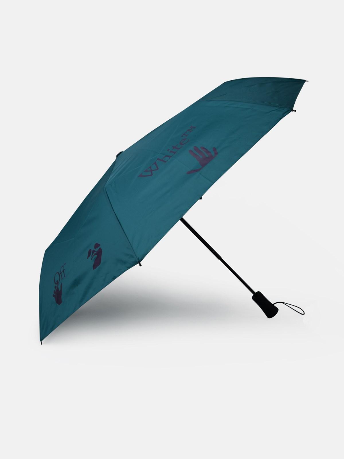 Womens Accessories Umbrellas Off-White c/o Virgil Abloh Logo-print Umbrella in Green 