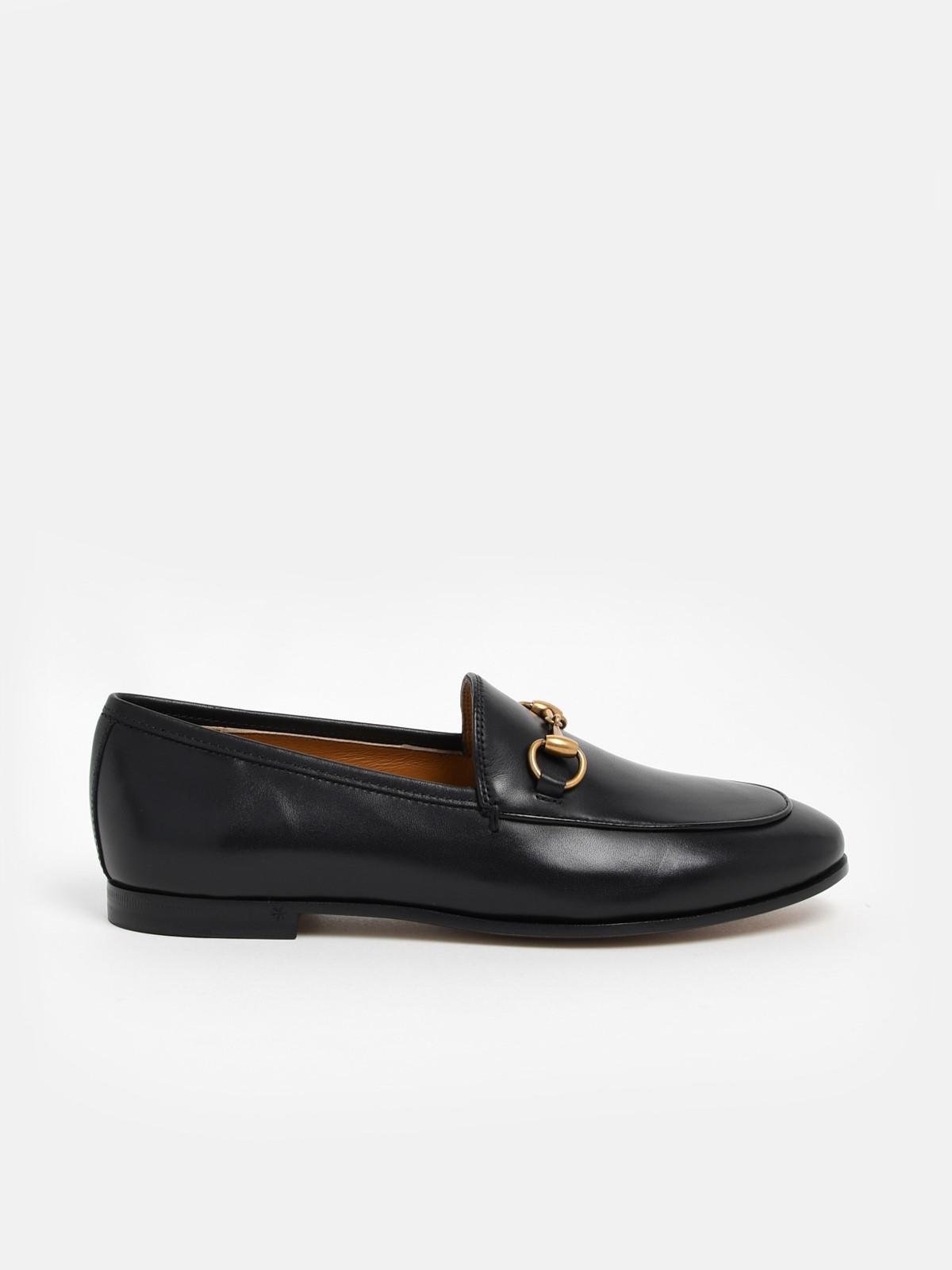 Gucci Black Jordan Loafers in Black - Save 1% - Lyst