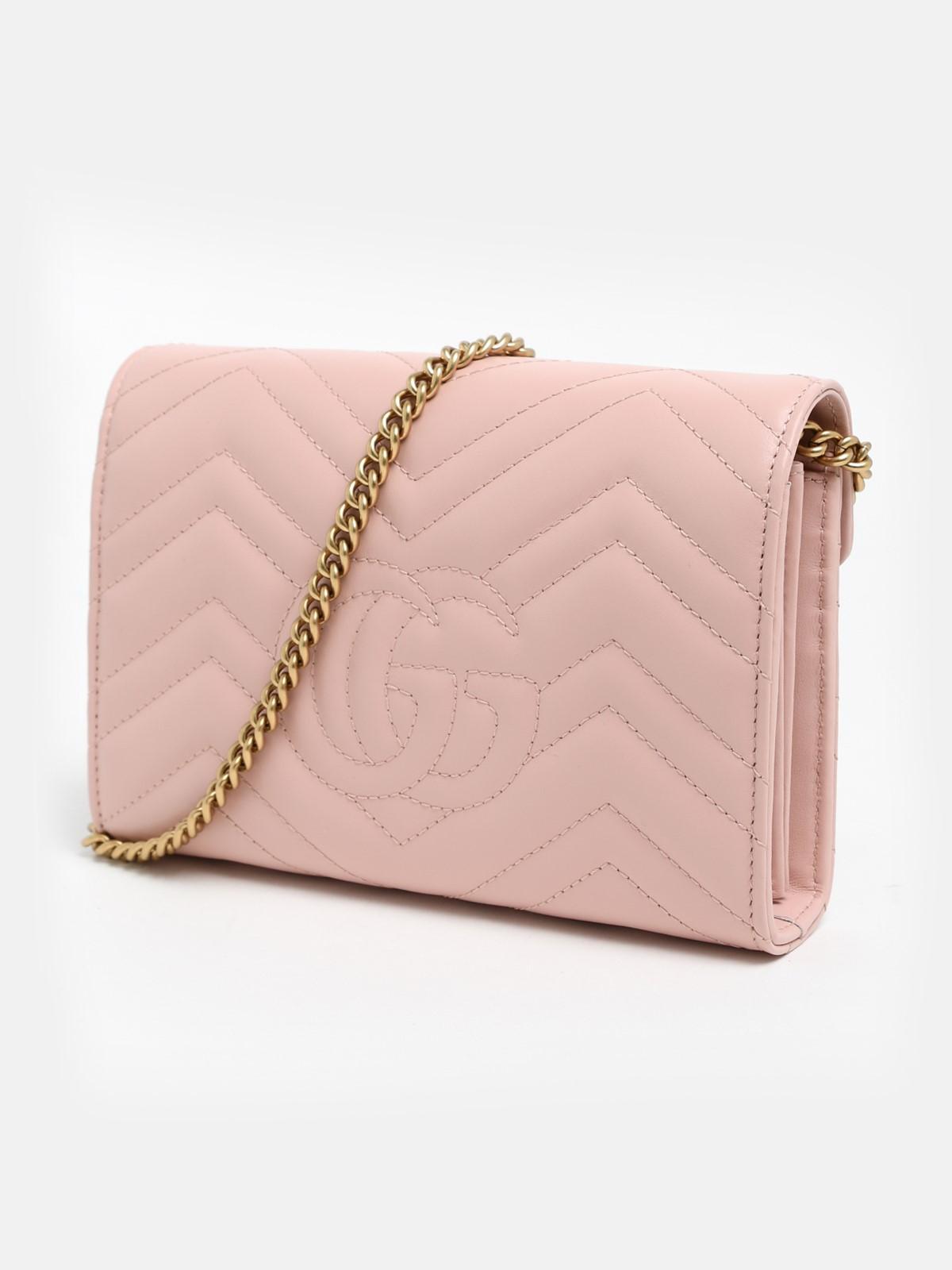Gucci Pink Marmont Mini Bag | Lyst