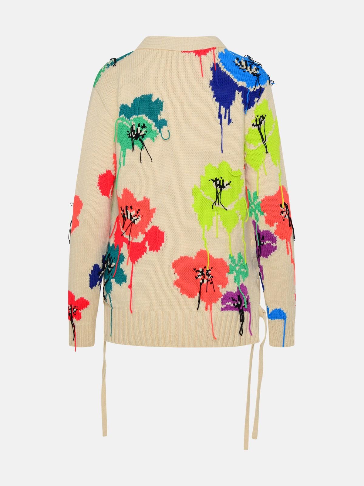 cotton floral cardigan