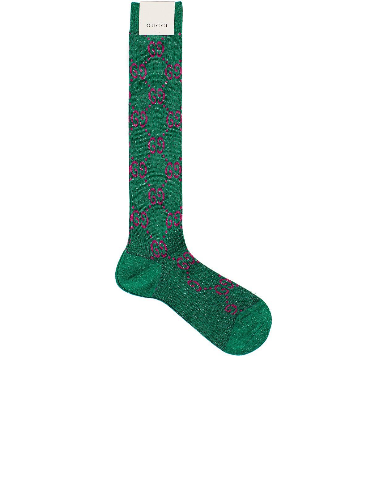 lime green gucci socks