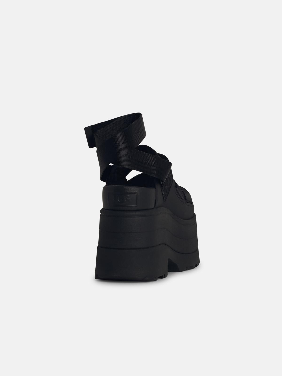 UGG 'Goldenrise' Rubber Sandals in Black | Lyst