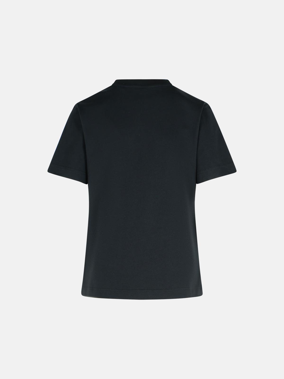 Tシャツ・カットソー Burberry 'Frankie' Black Cotton T-Shirt Burberry 'Frankie' Cotton T-Shirt in Black | Lyst