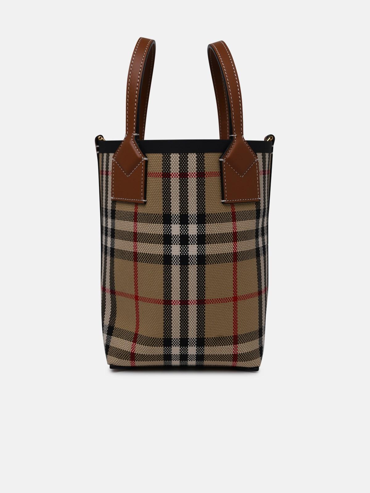 Burberry Shopping London Mn Check in Brown | Lyst