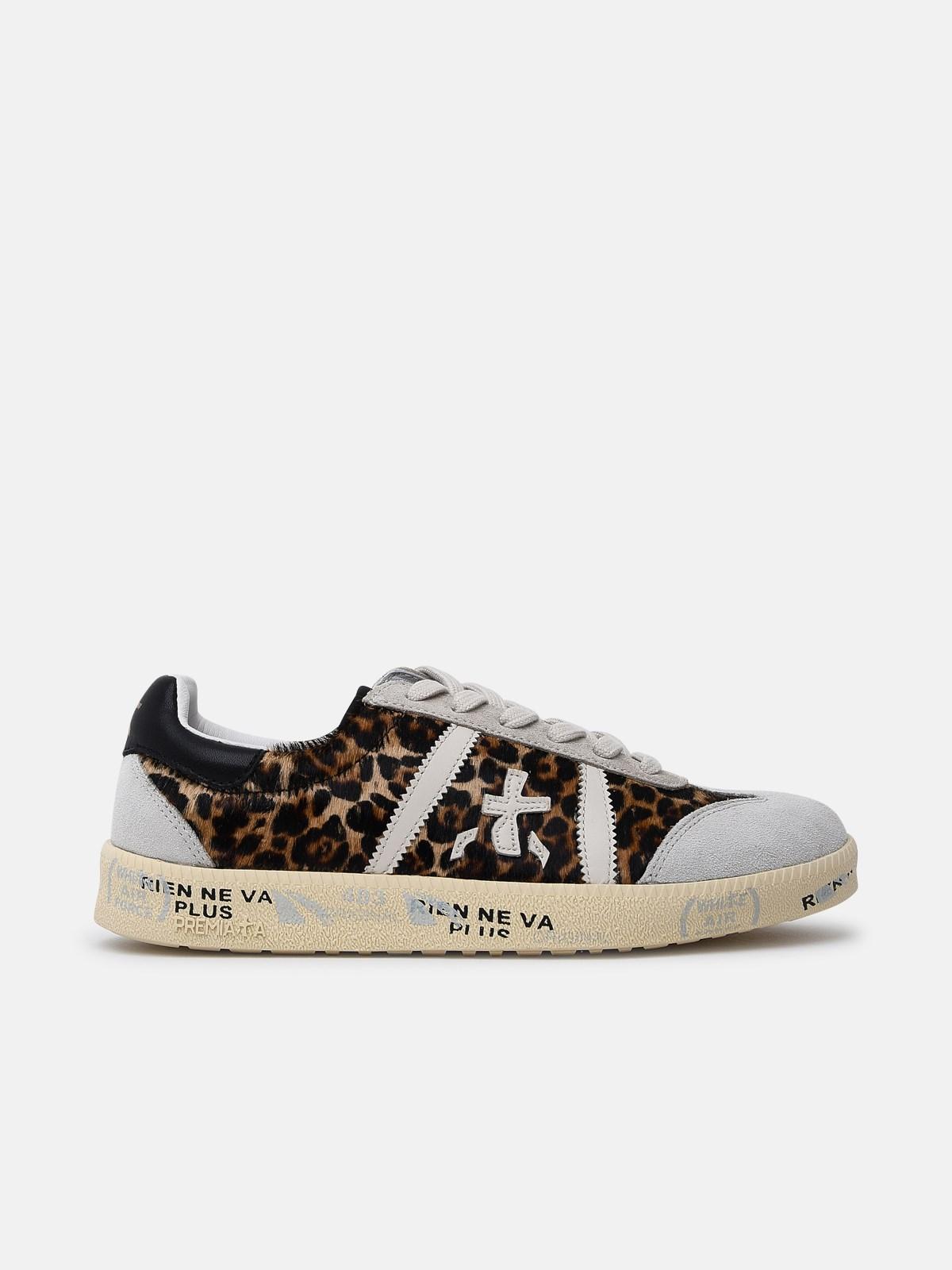 Premiata Leopard Blend Sneakers | Lyst