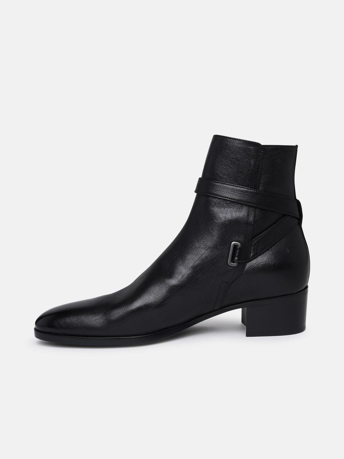 Saint Laurent 'dorian' Calf Ankle Boots in Black for Men | Lyst