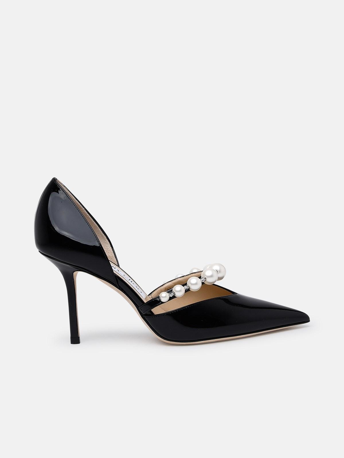 Jimmy Choo Patent Leather Aurelie Pumps in Black Lyst