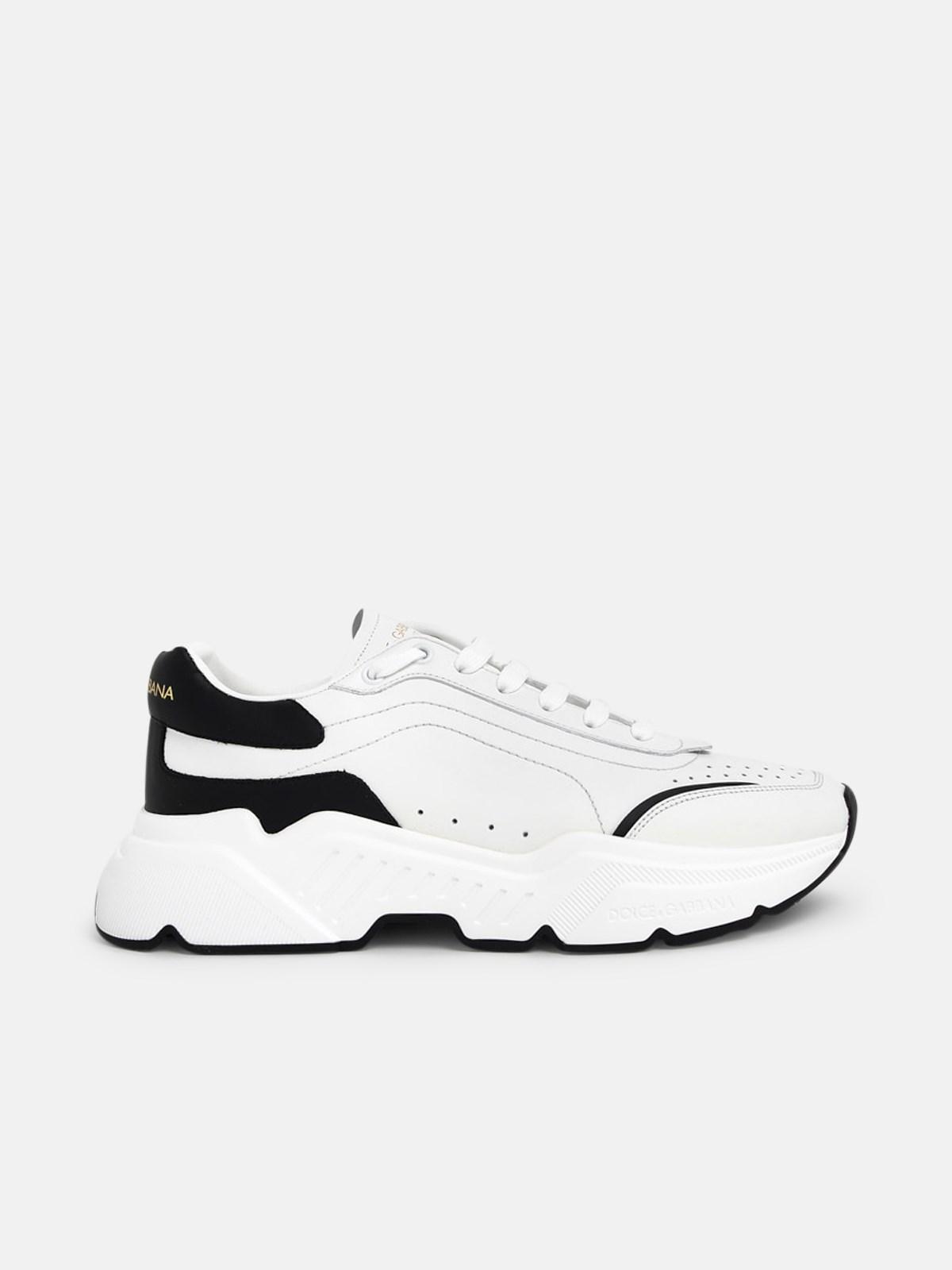 Dolce \u0026 Gabbana Leather Daymaster Sneakers In Nappa Calfskin in White for  Men - Save 52% - Lyst