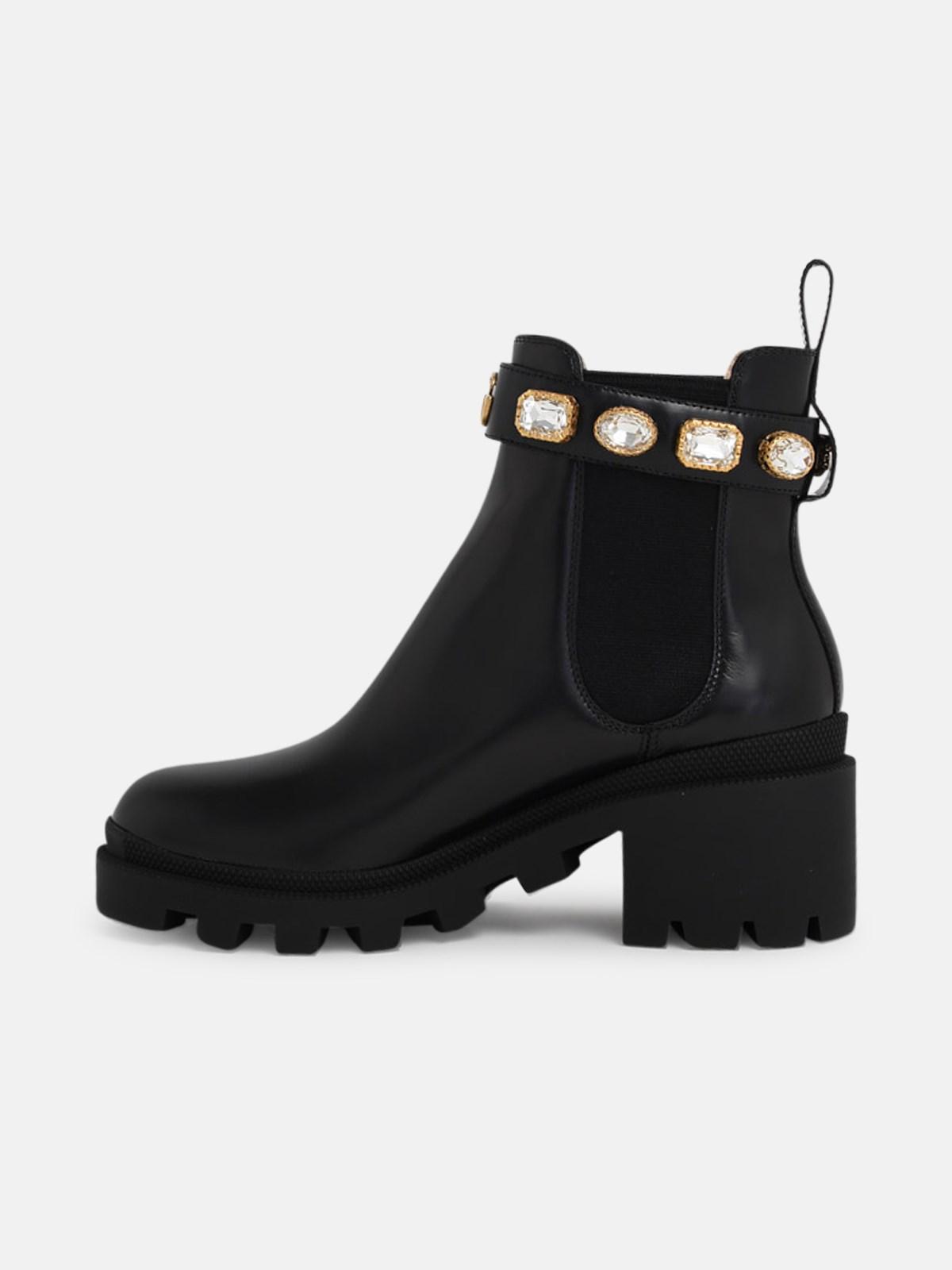leather ankle boot with belt price