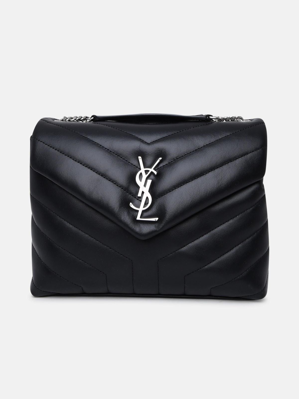 Saint Laurent Leather Small Loulou Bag in Black | Lyst