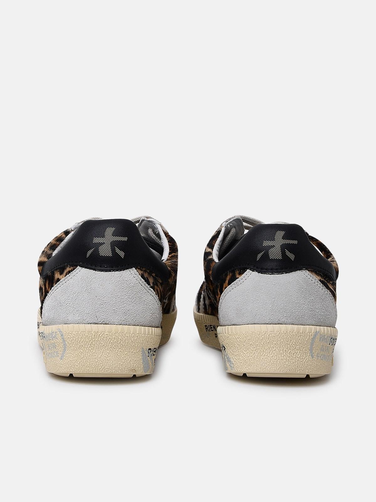 Premiata Leopard Print Leather Blend Bonnied Sneakers | Lyst