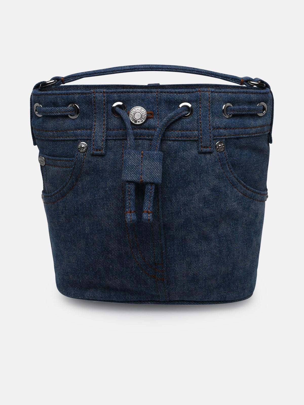 Moschino Jeans Denim Tote Bag - Blue