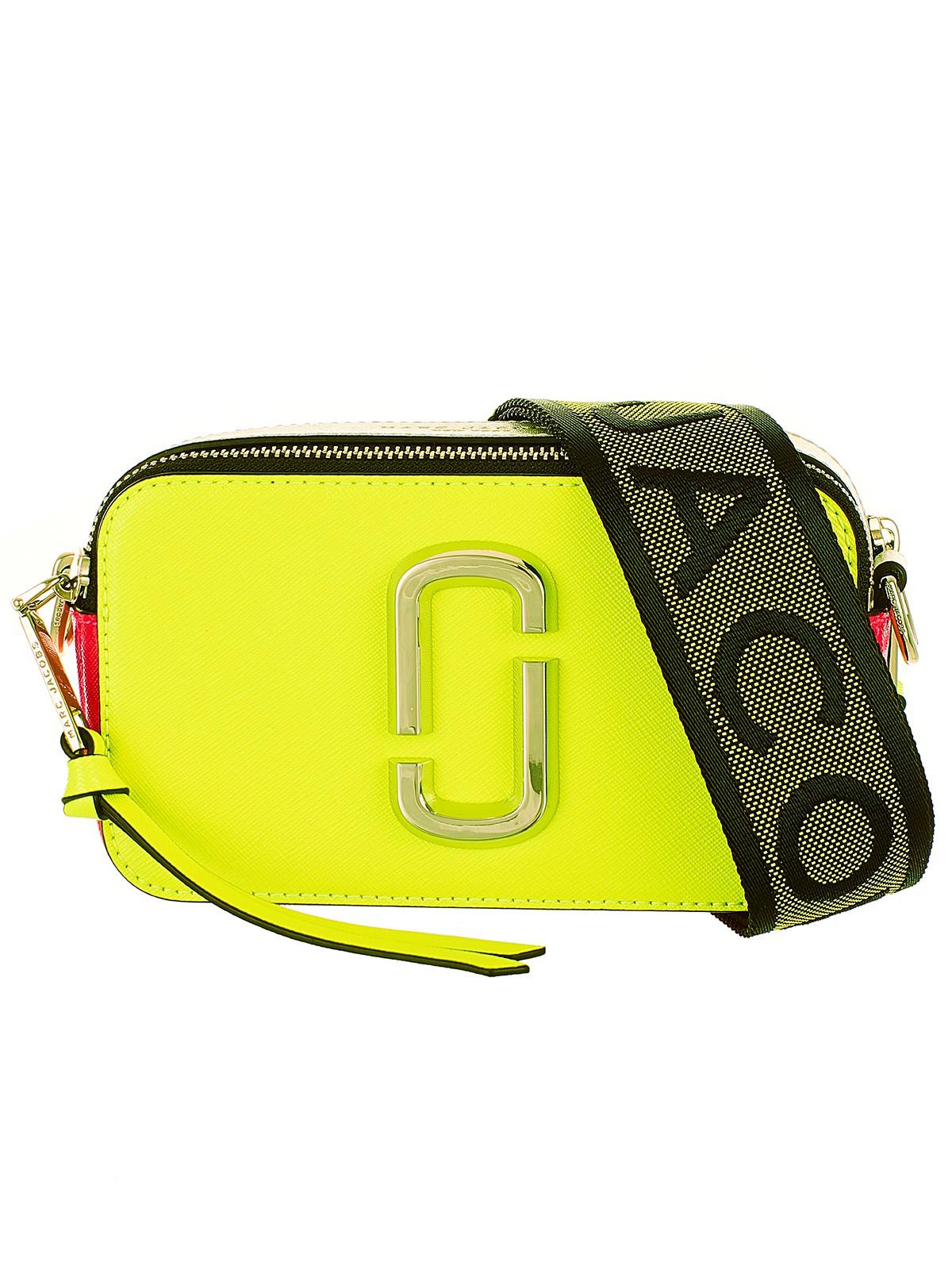 Marc Jacobs Neon Yellow Snapshot Bag - Lyst