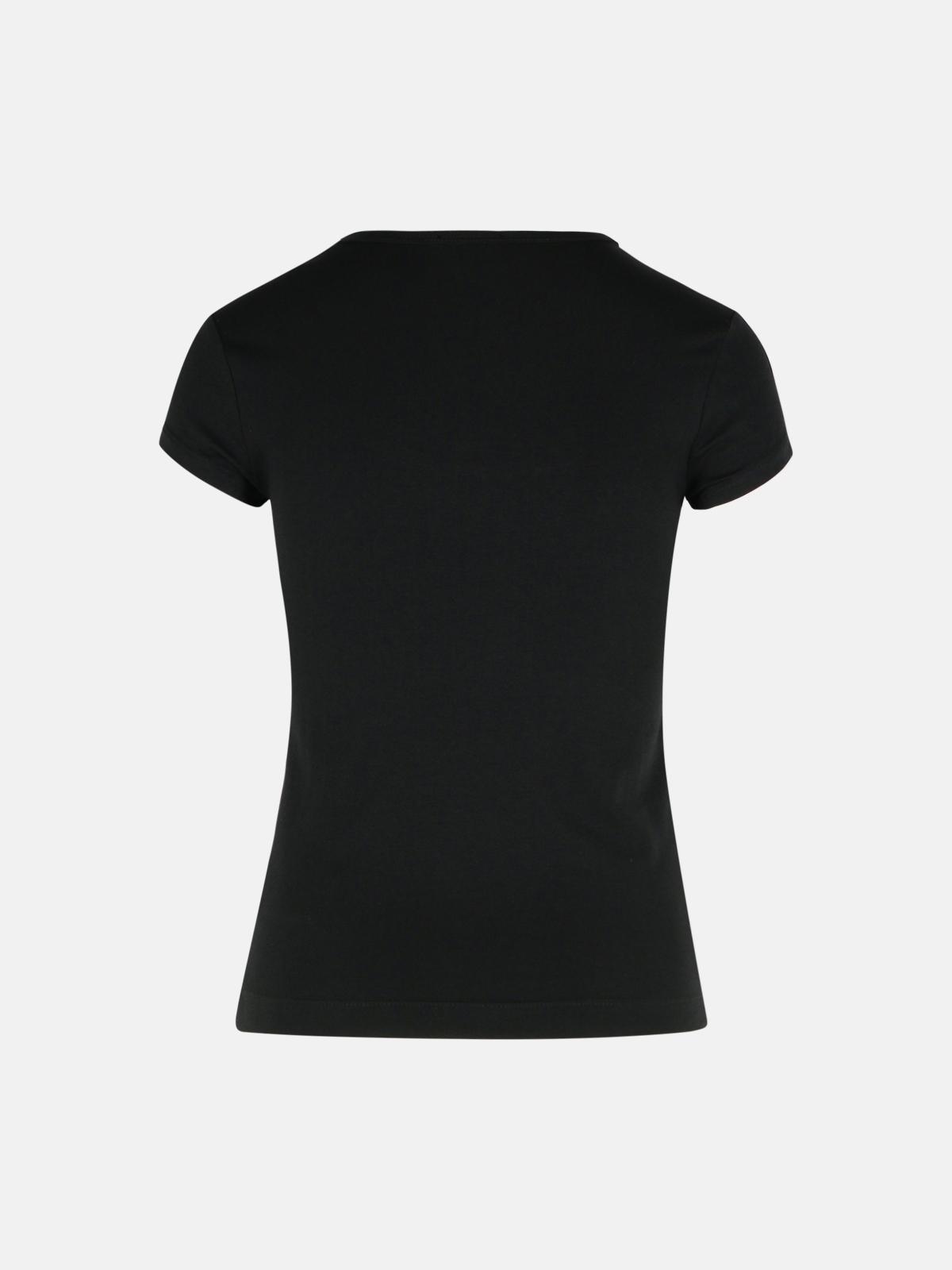 DIESEL T-Angie Cut-Out T-Shirt in Black | Lyst