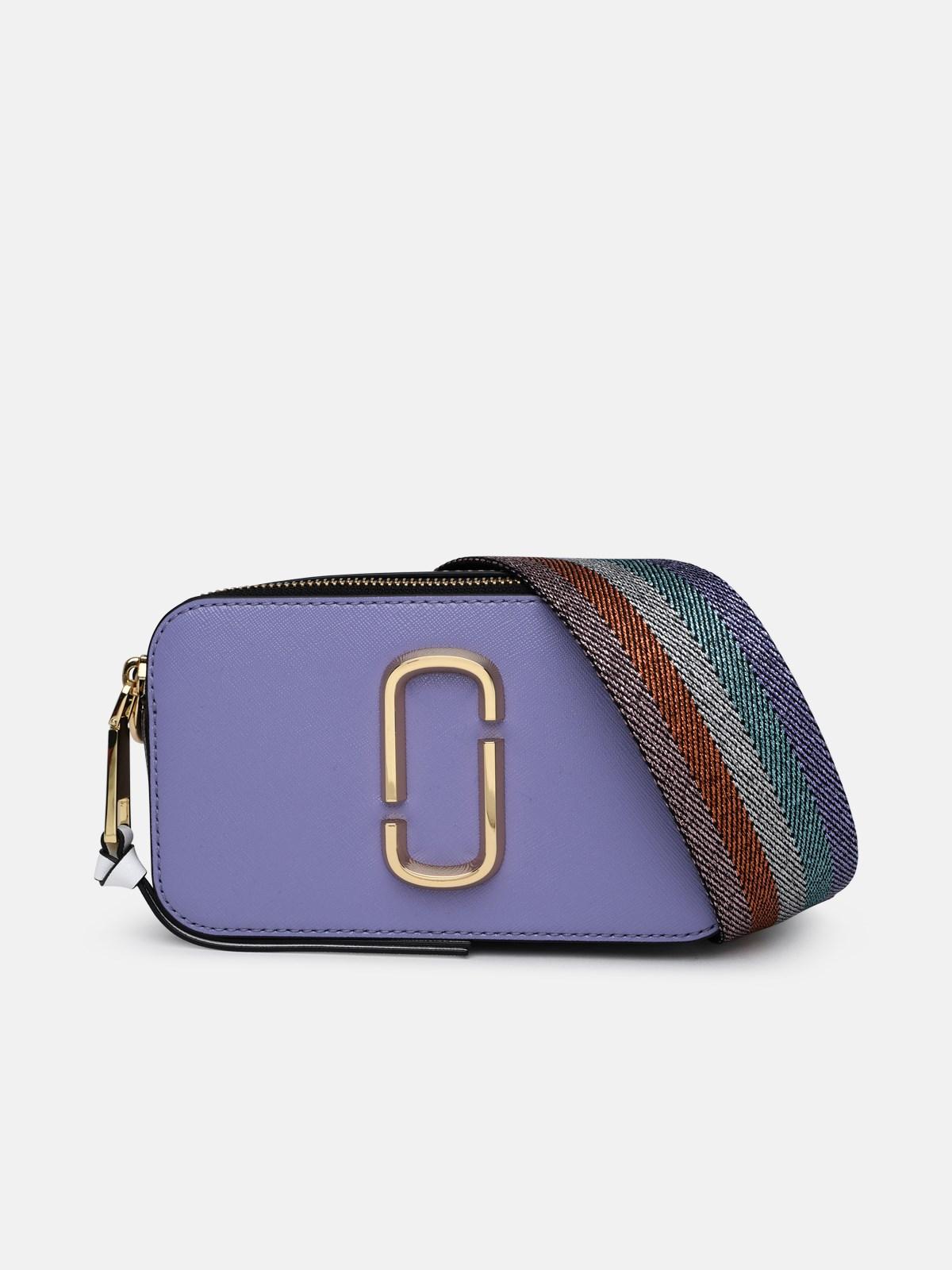 Marc Jacobs Marc Jacobs (the) Purple Leather Snapshot Crossbody Bag in