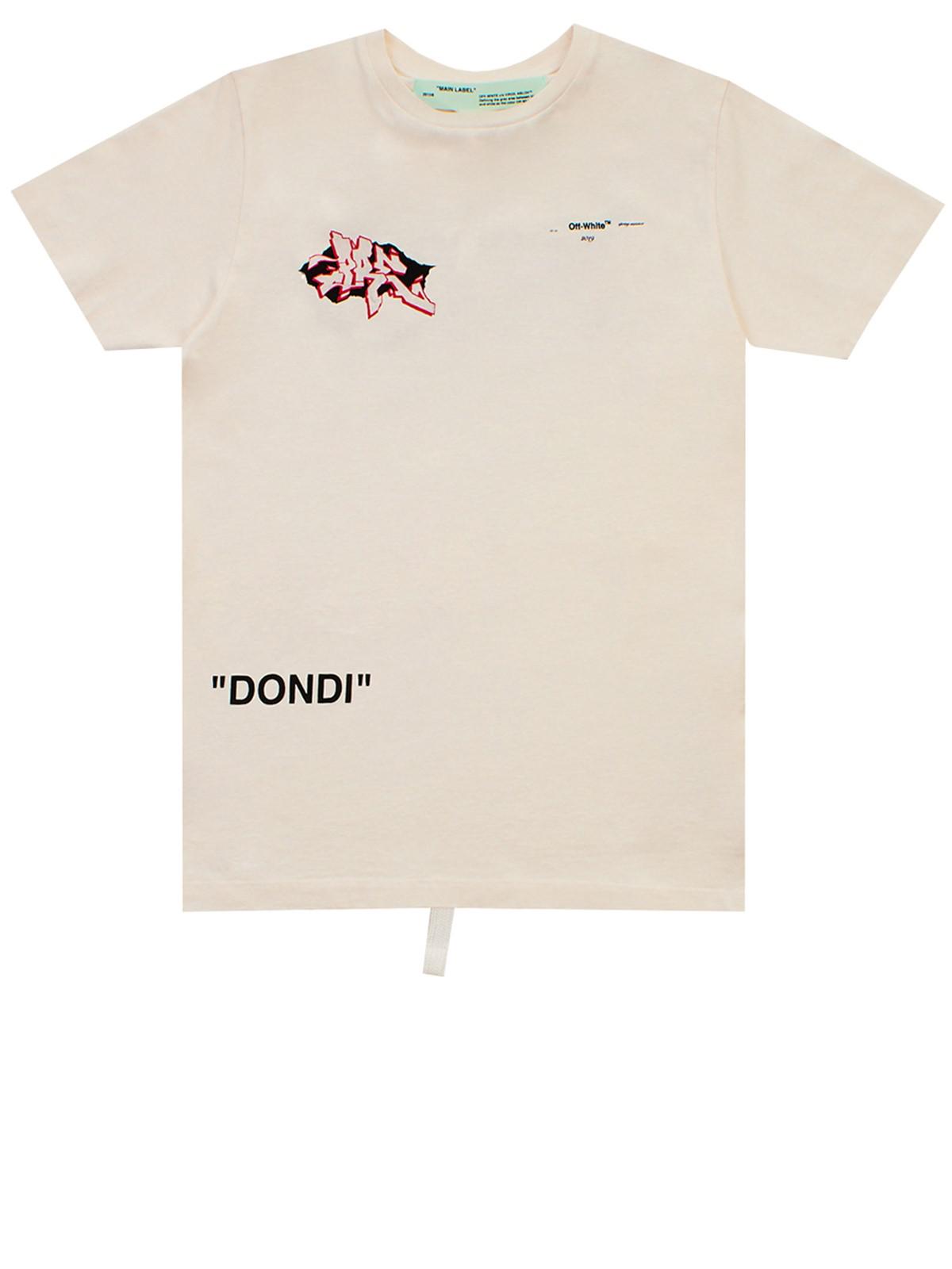 Off-White c/o Virgil Abloh T-shirt Dondi Graffiti Slim for Men | Lyst