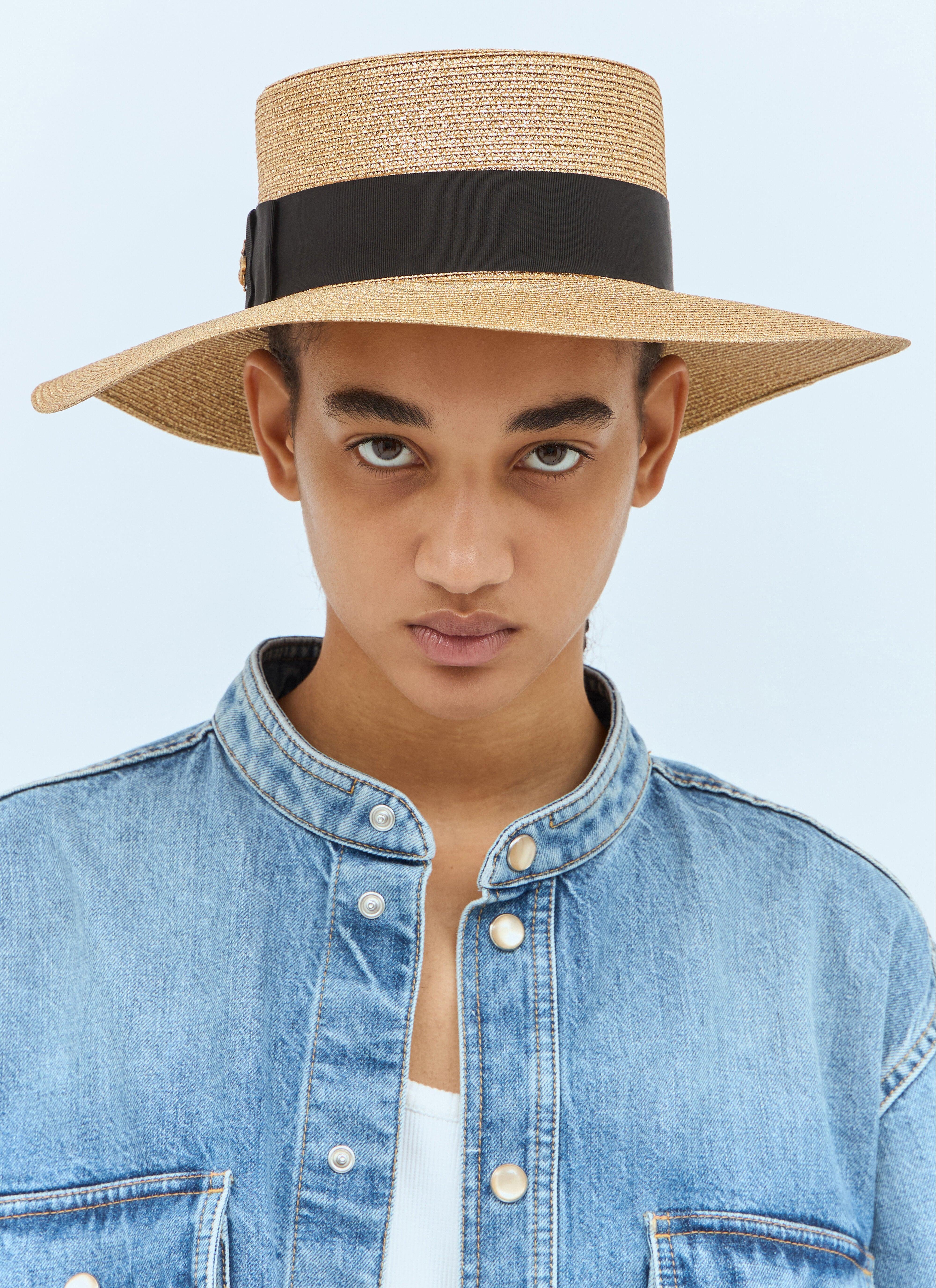 Gucci Lamã Papier Hat in Blue | Lyst