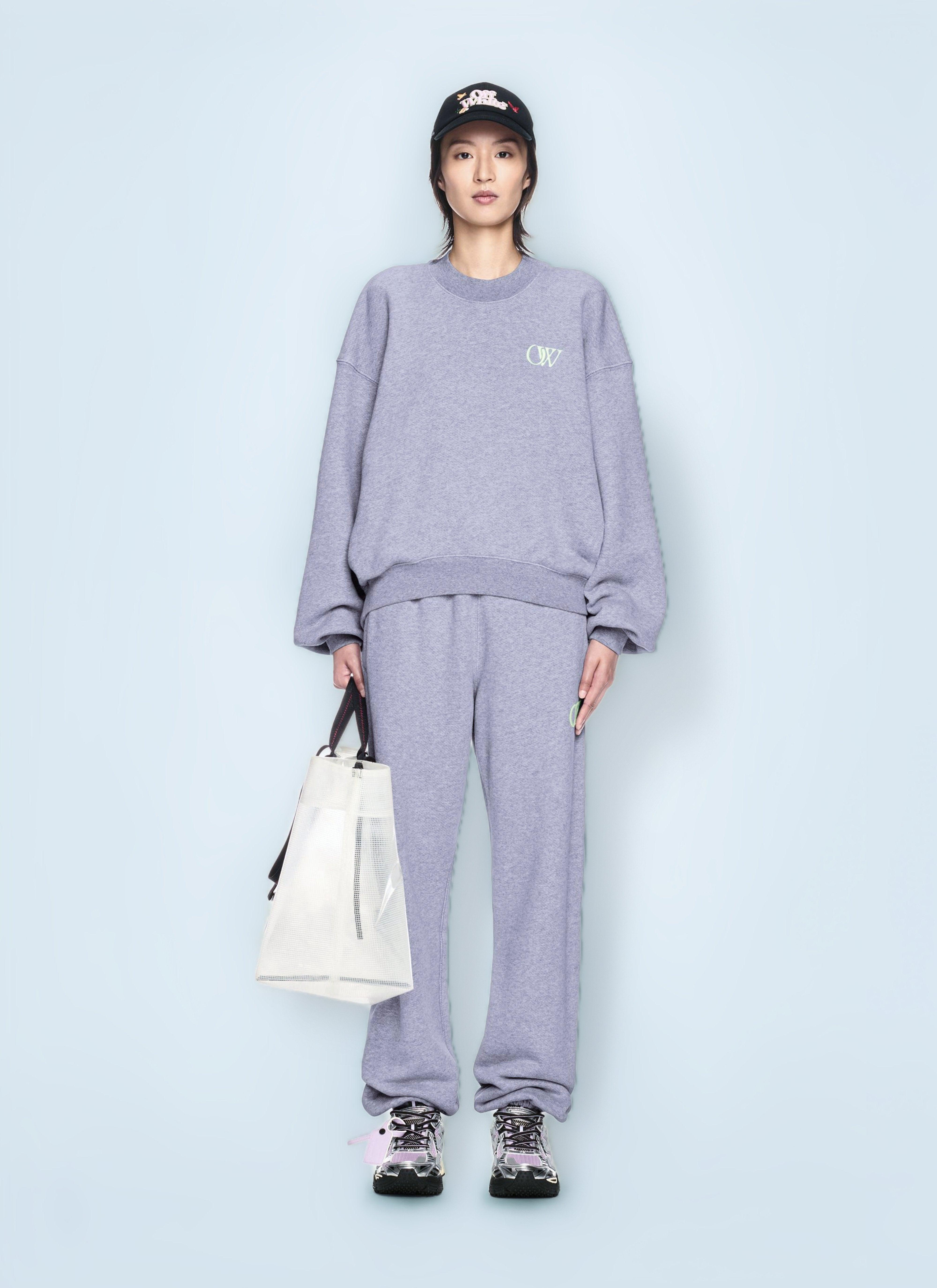 スウェット・トレーナー Off White Slate Cotton Oversize Sweatshirt Off-White Slate Cotton Oversize Sweatshirt – LOZURI®