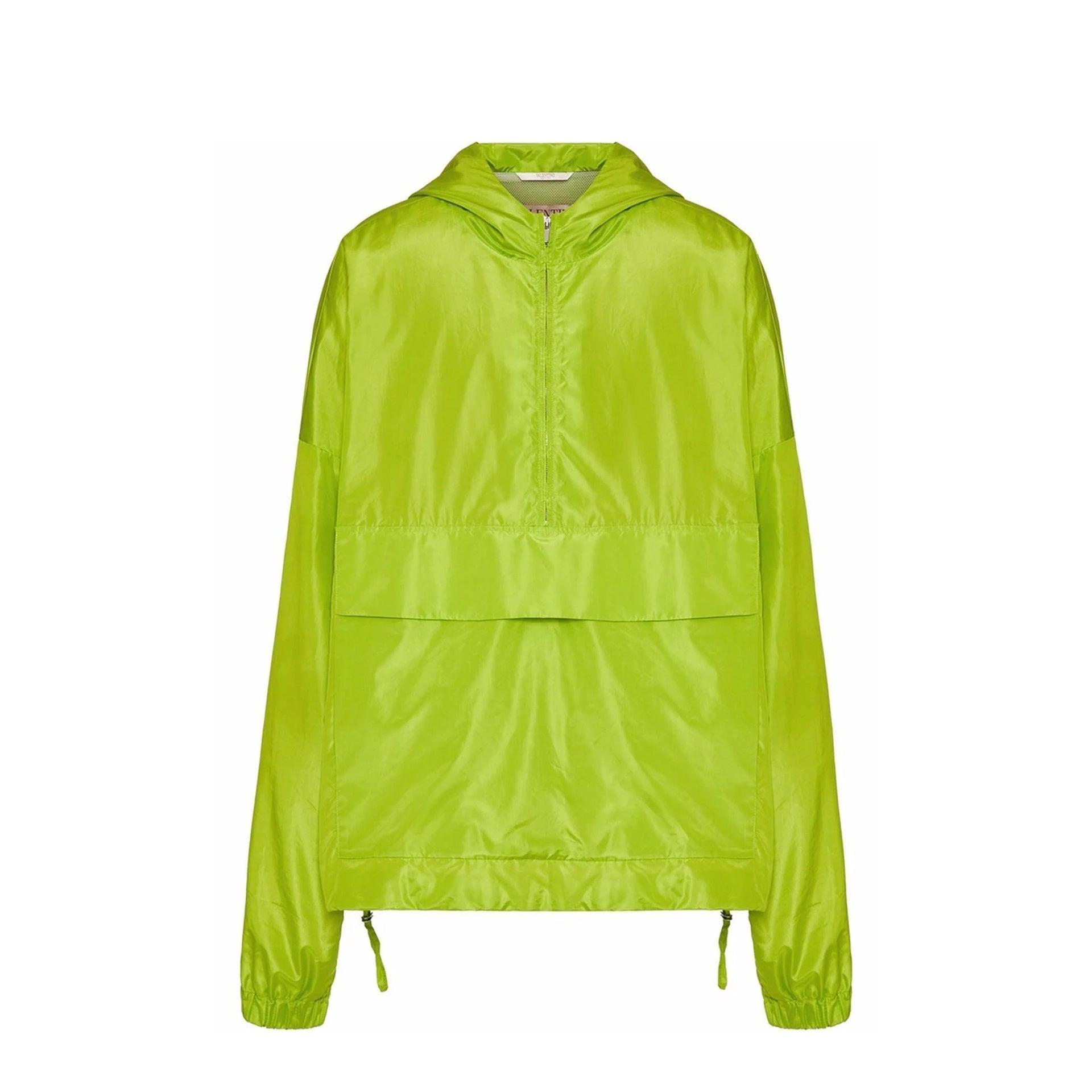 Valentino Oversized Anorak Neon Jacket in Green for Men Lyst
