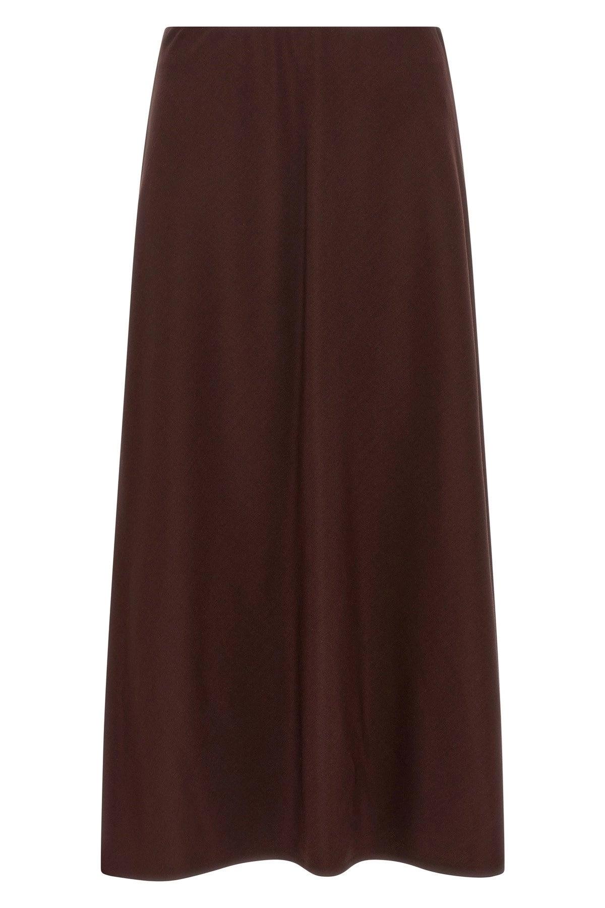 ミニスカート BRUNELLO CUCINELLI BROWN WOOL MINI SKIRT Brunello Cucinelli Brown Wool Mini Skirt | italist | REVERSIBLE