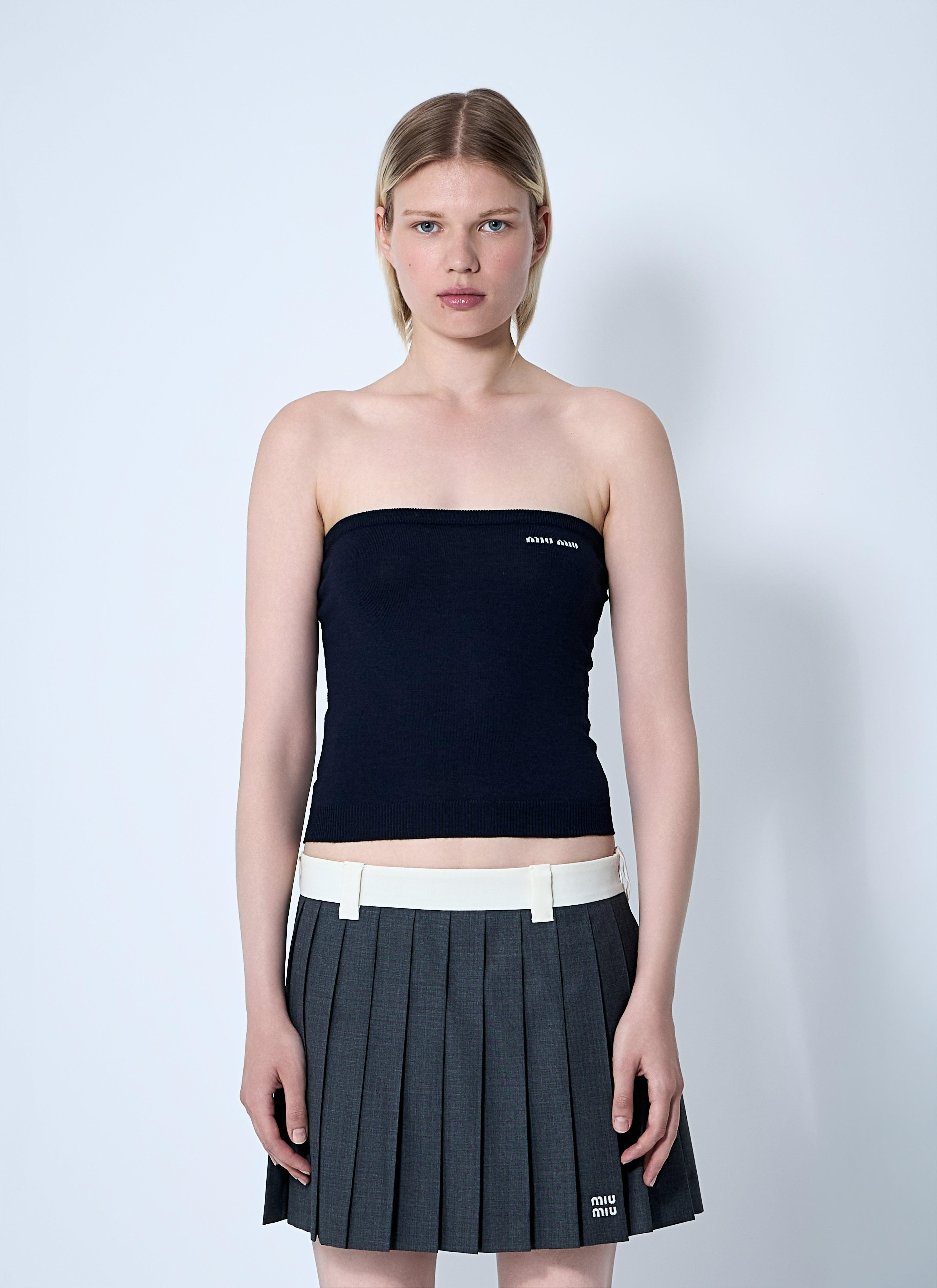 Miu Miu Sleeveless and tank tops for Women | Online Sale up