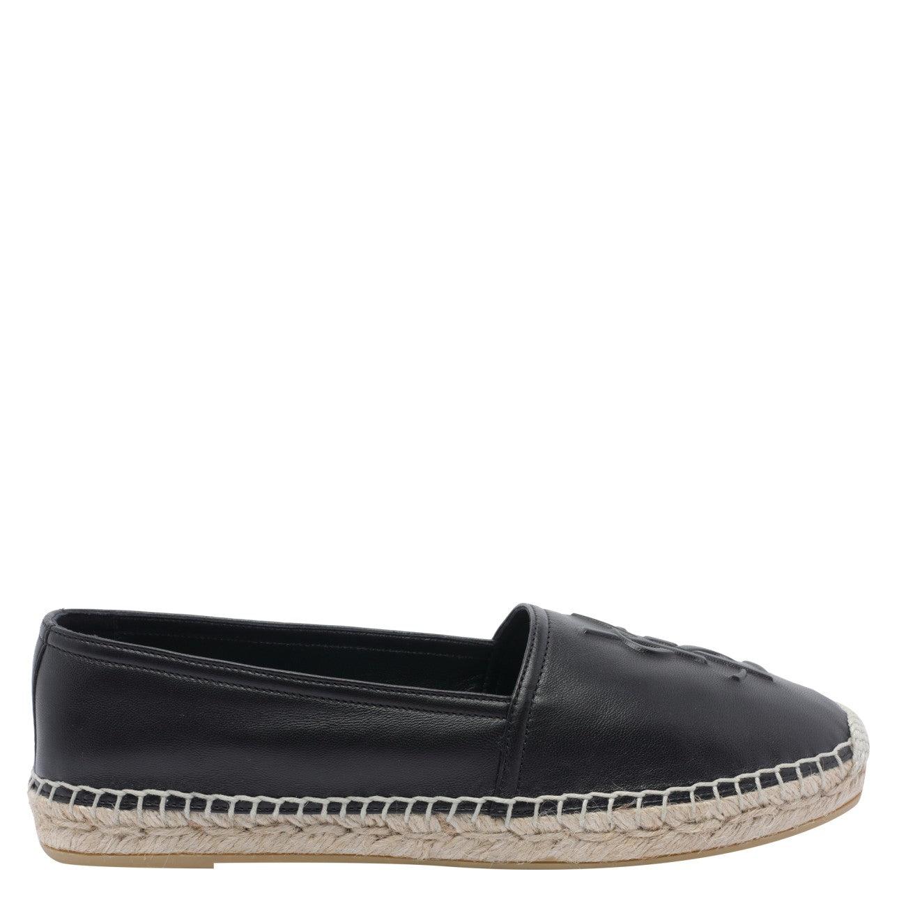 Leather Espadrilles Saint Laurent Signature Espadrilles Yves Saint