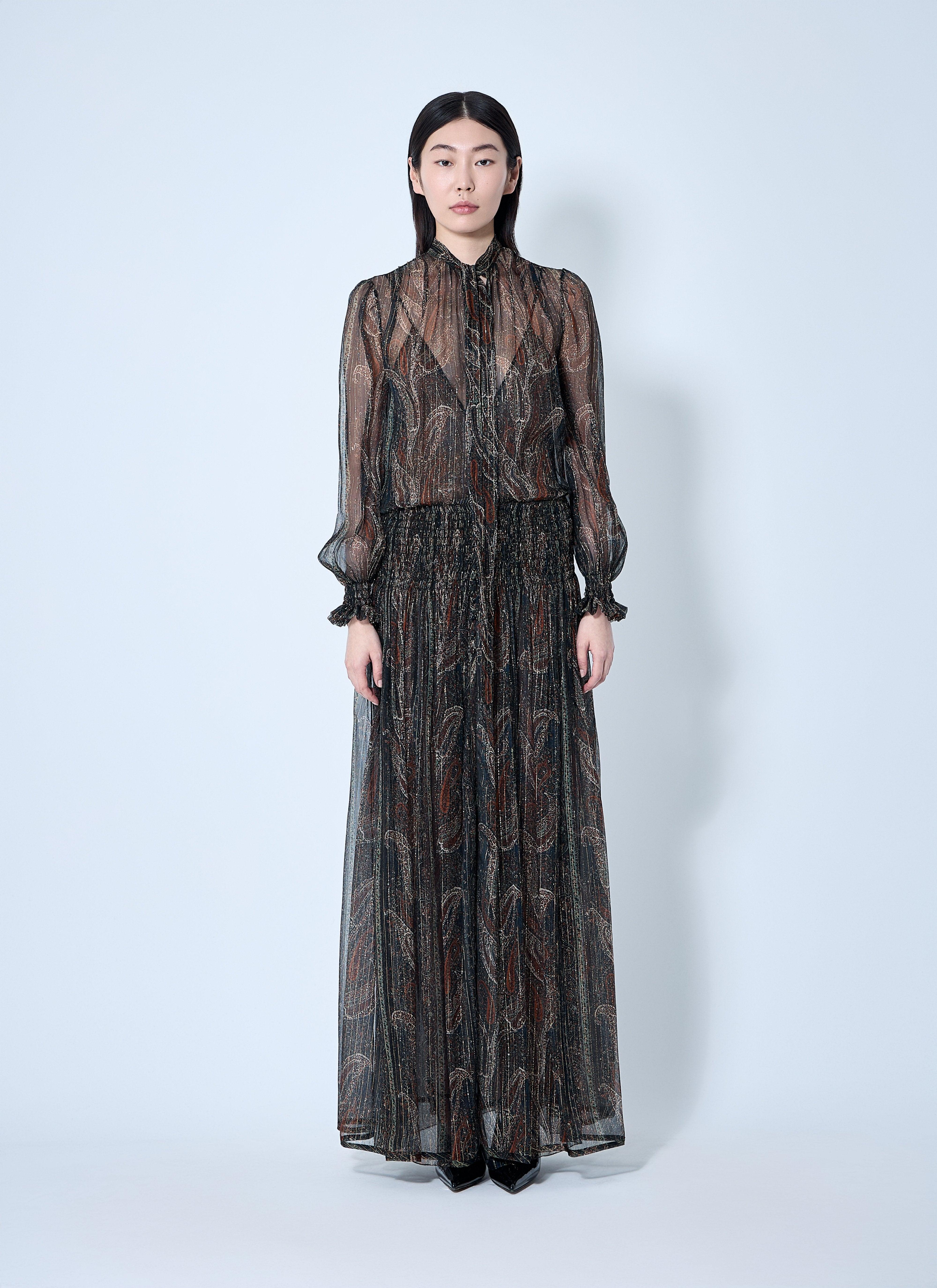 【関税込み】saint laurent CURLED DRESS cowlneck dress in knit | Saint Laurent | YSL CA