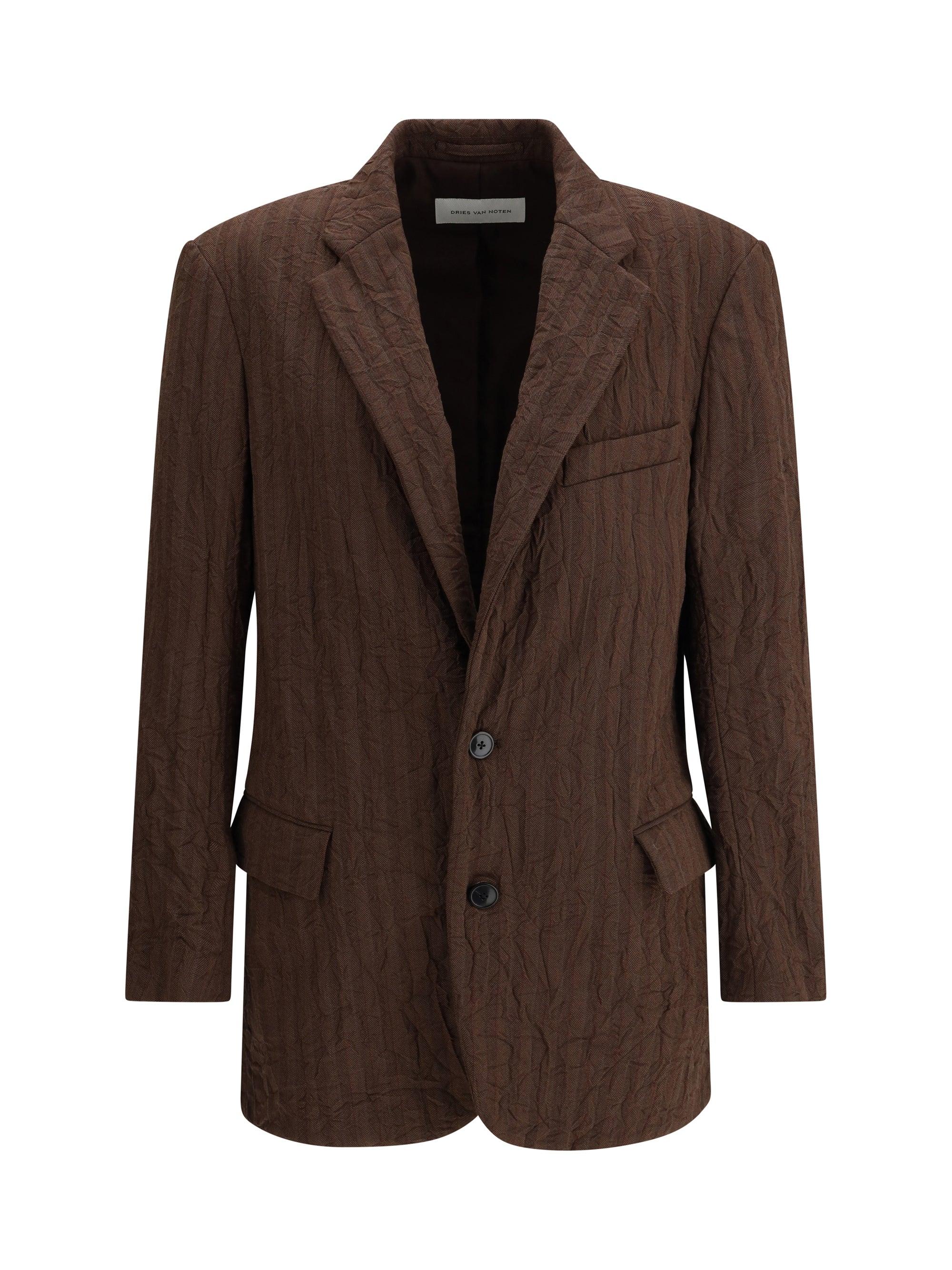 別倉庫からの配送】 DRIES VAN NOTEN Jackets Brown 46(Approx