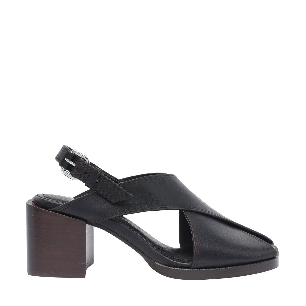 サンダル・ミュール LEMAIRE CROSS PUMP SANDALS Lemaire Cross Pump Sandals in Blue | Lyst