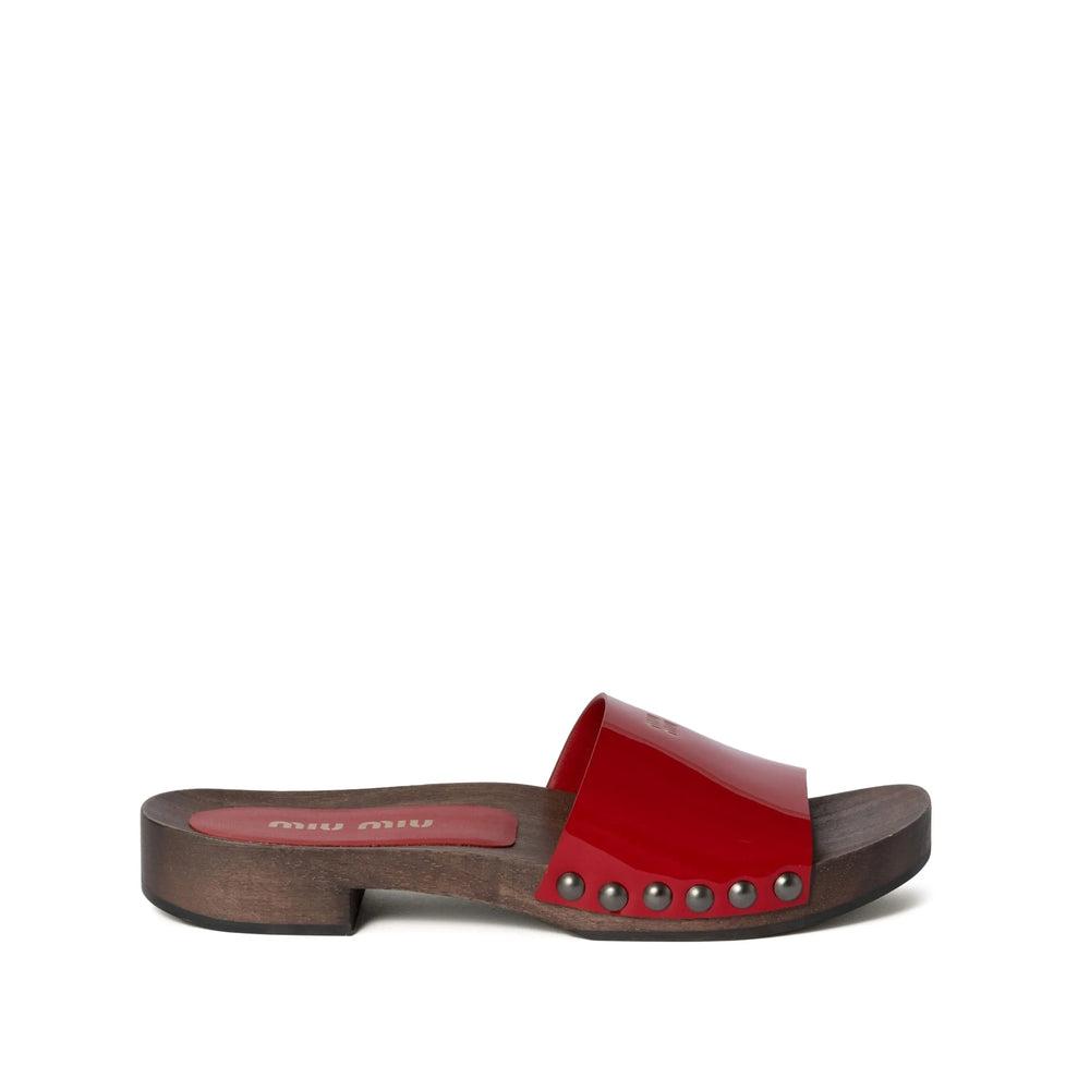 サンダル・ミュール Miu Miu Suede Flat Sandals Miu Miu Flat sandals for Women | Online Sale up to 36% off