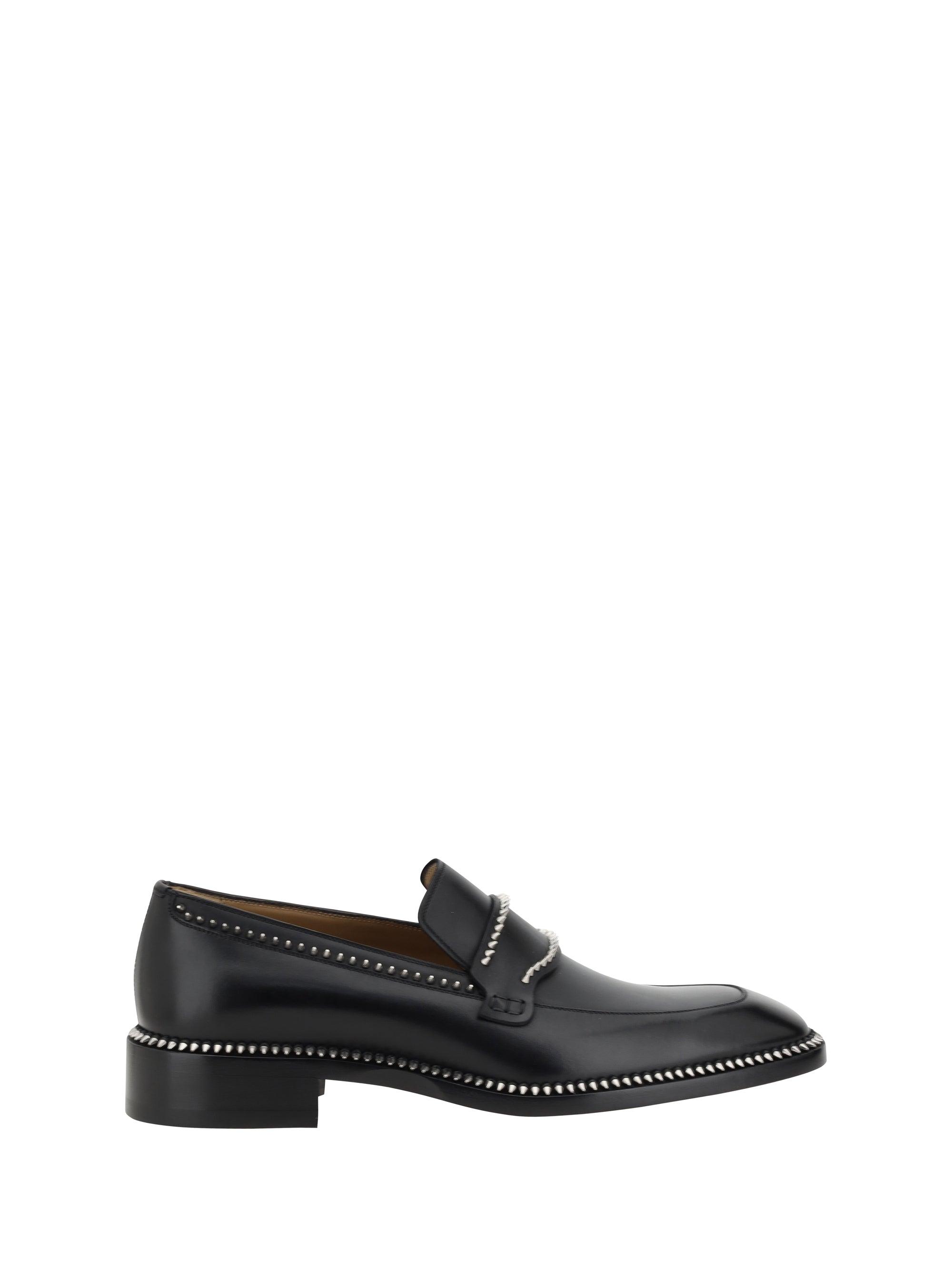 【送料&関税込】Christian Louboutin Cocoriclou Loafers Christian Louboutin Cocoriclou Leather Loafers in Black for