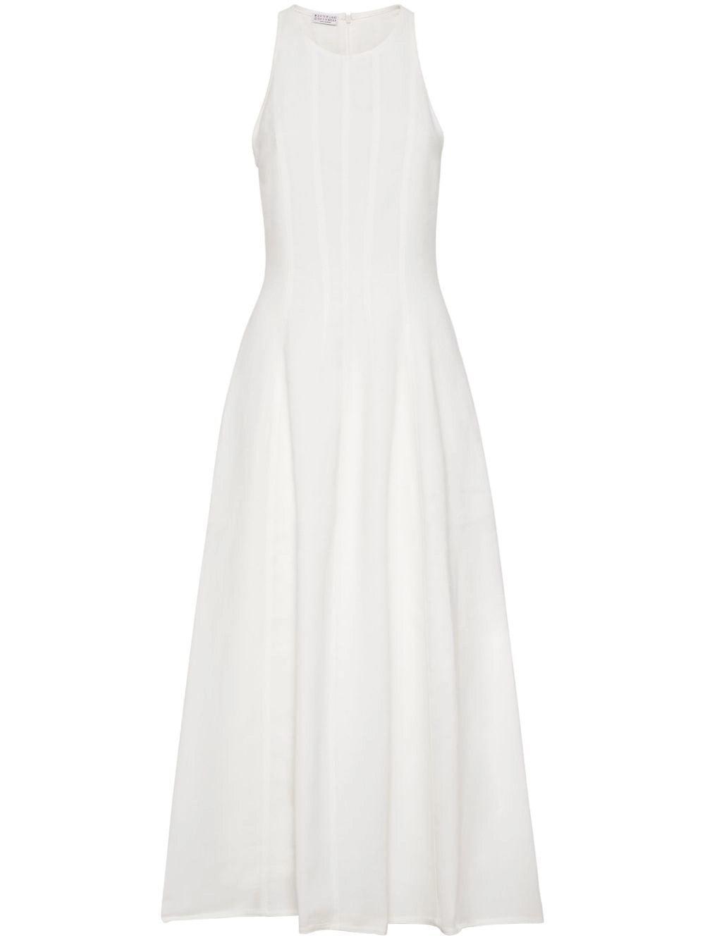 knee length dresses for ladies BRUNELLO CUCINELLI Cashmere Maxi Tank Dress