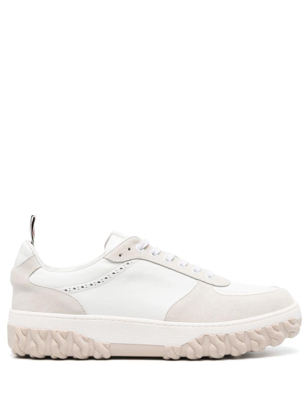 スニーカー THOM BROWNE Men Sneakers White MFD180A03050 03050100 RWB SOLE TECH RUNNER | Thom Browne