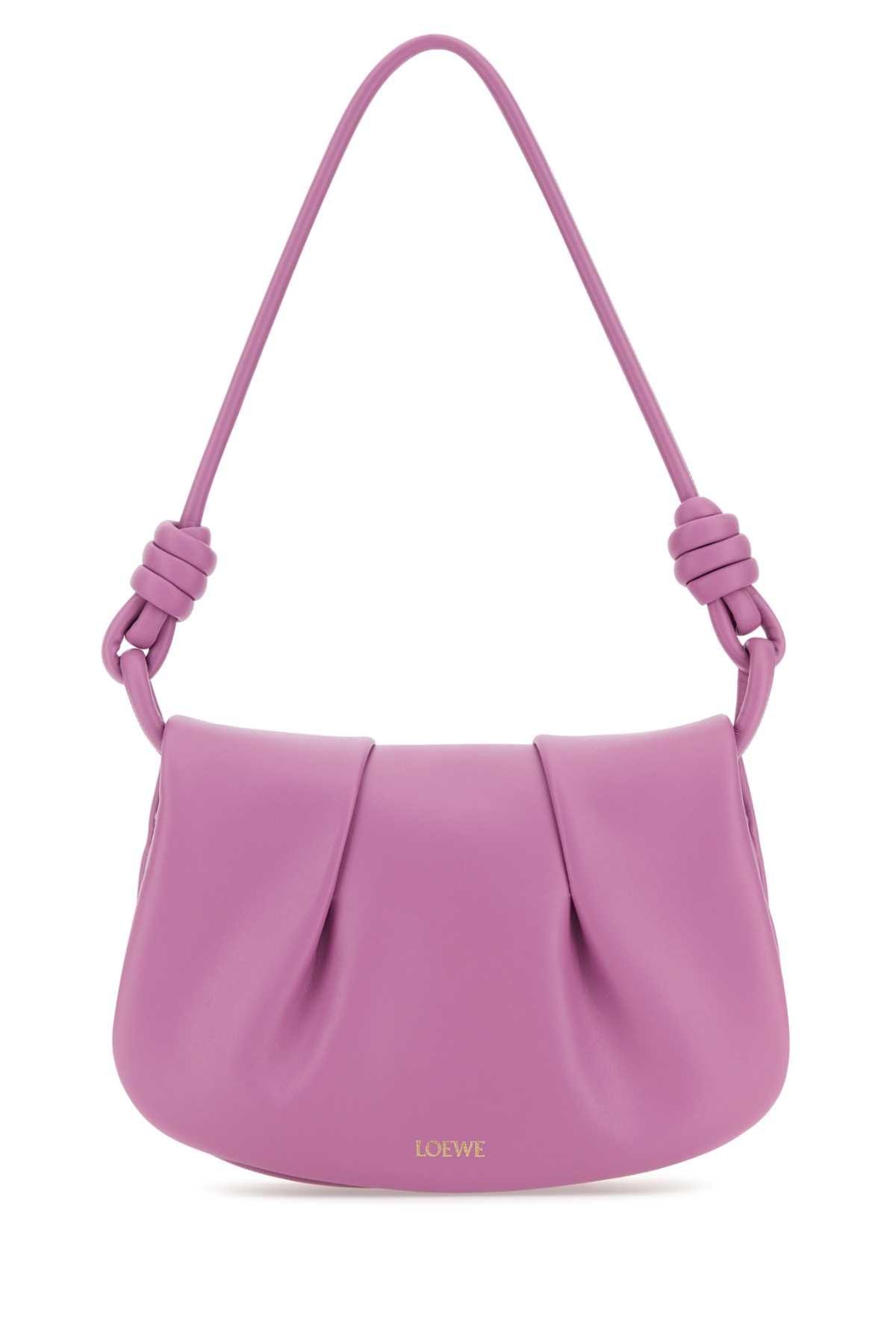 【関税&送料込】Loewe Lilac Nappa Leather Paseo Shoulder Bag Loewe Lilac Nappa Leather Paseo Shoulder Bag in Purple | Lyst