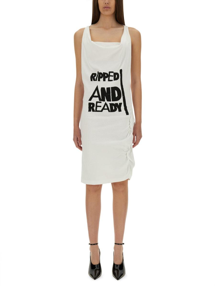 ワンピース Vivienne Westwood RIPPED READY VIRGINIA DRESS 2131af61053b319ced95eeb56e988b