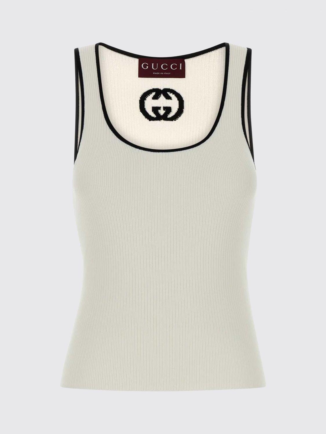 GUCCI タンクトップ カットソー パープル 美品 SALE‼️ Women's Gucci Sleeveless and tank tops | Lyst