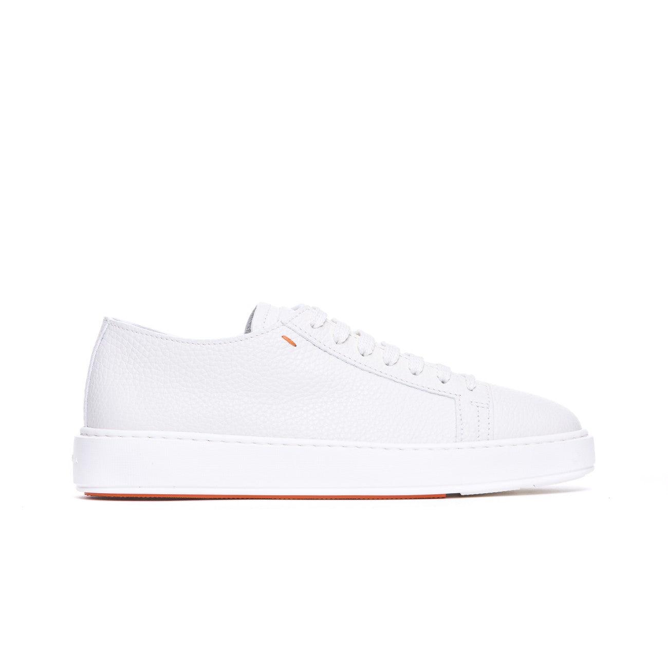 ★Santoni★Men's Biking Sneakers★White Santoni Biking men shoes - White - Men