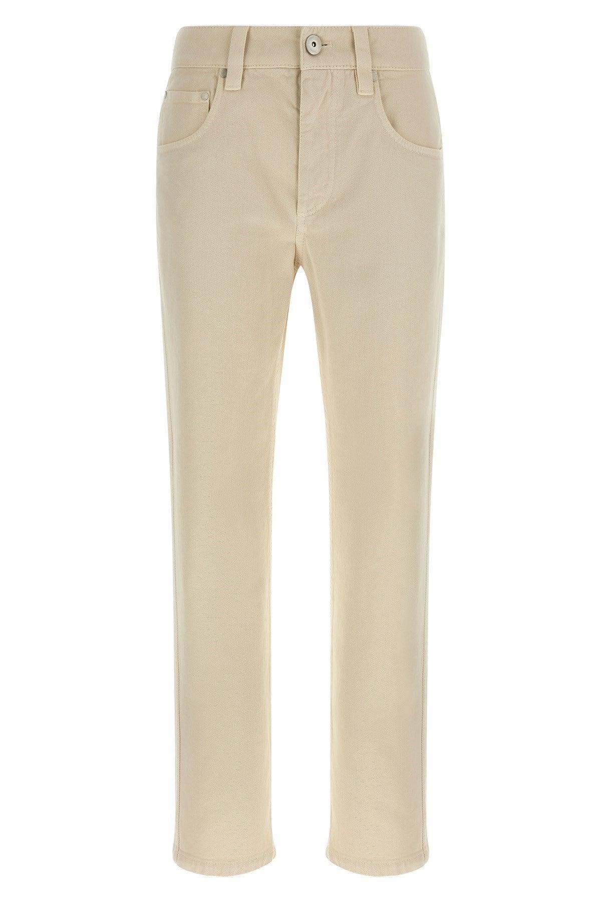 【関税込み】BRUNELLO CUCINELLI Turn up jeans Brunello Cucinelli Turn-up Hem Jeans | Grey | FARFETCH