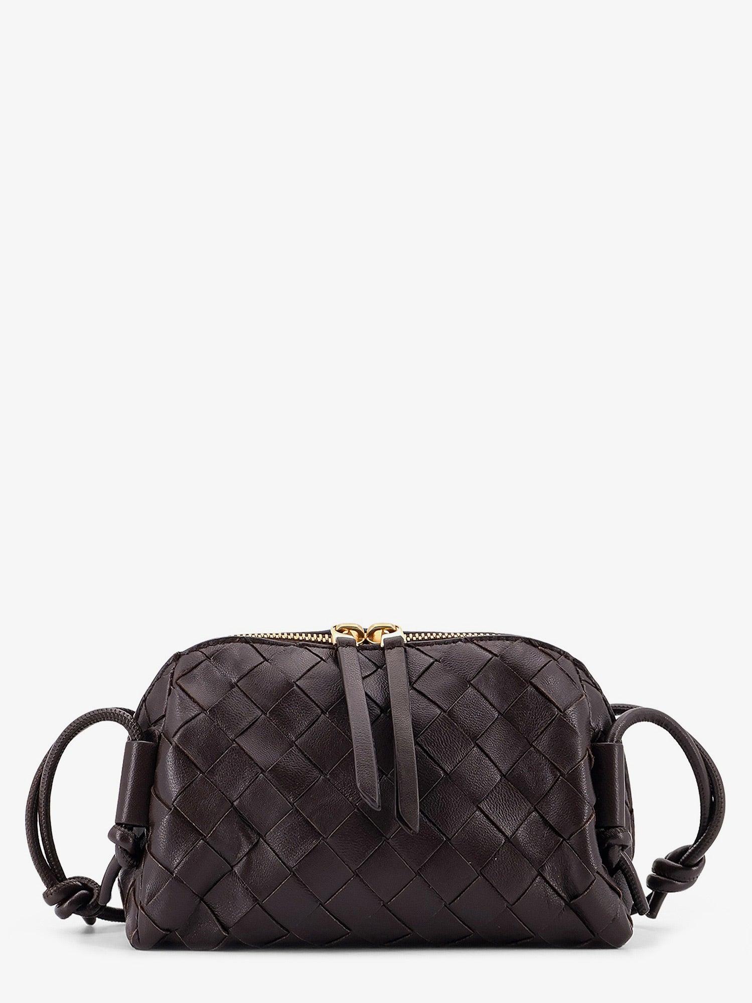 ショルダーバッグ・ポシェット Concert leather clutch with Intrecciato motif BOTTEGA VENETA Concert Pouch intrecciato leather shoulder