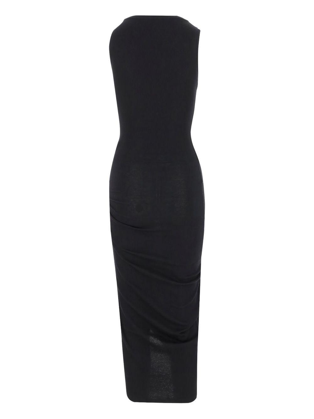 ワンピース Loewe Black Stretch Cady Dress Loewe Stretch Cady Dress in Black | Lyst