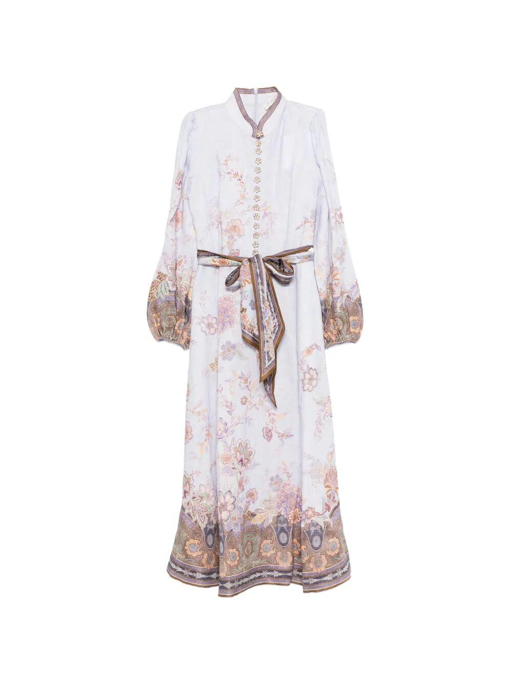 knee length dresses for ladies Zimmermann Daylight Tunic Mini Dress | Damask Rose main image 0