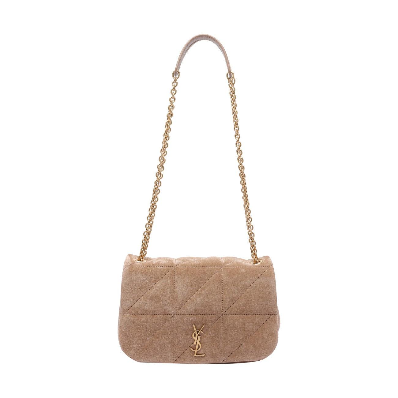 ショルダーバッグ・ポシェット MINI JAMIE 4.3 SUEDE CROSSBODY Saint Laurent Mini Jamie 4.3 Suede Crossbody Bag in Natural