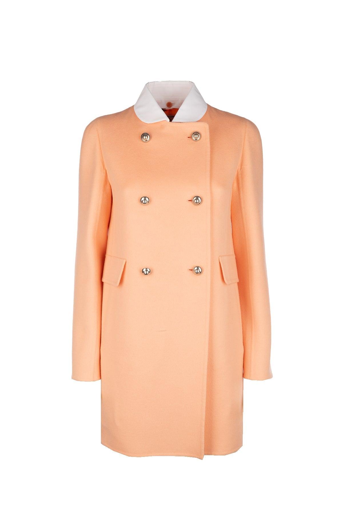 PRADA long coat Orange Vintage M相当 Women's Prada Long coats and winter coats | Lyst