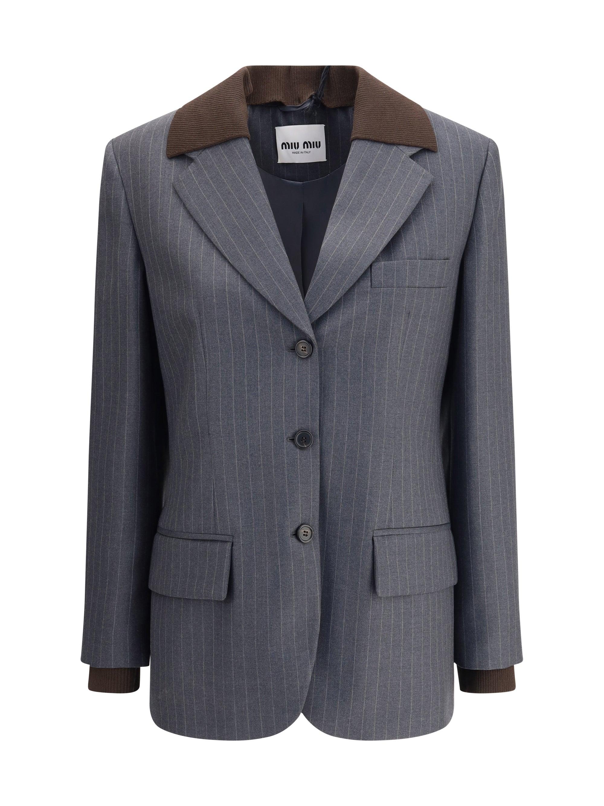 ジャケット・アウター 00s miu miu archive navy Tailored jacket 00s miu miu archive navy Tailored jacket - メルカリ