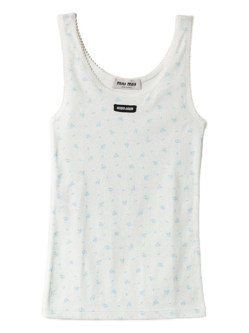Miu Miu Sleeveless and tank tops for Women | Online Sale up to 45